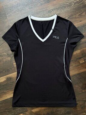 Fila Sport Women's V-Neck Performance T-Shirt